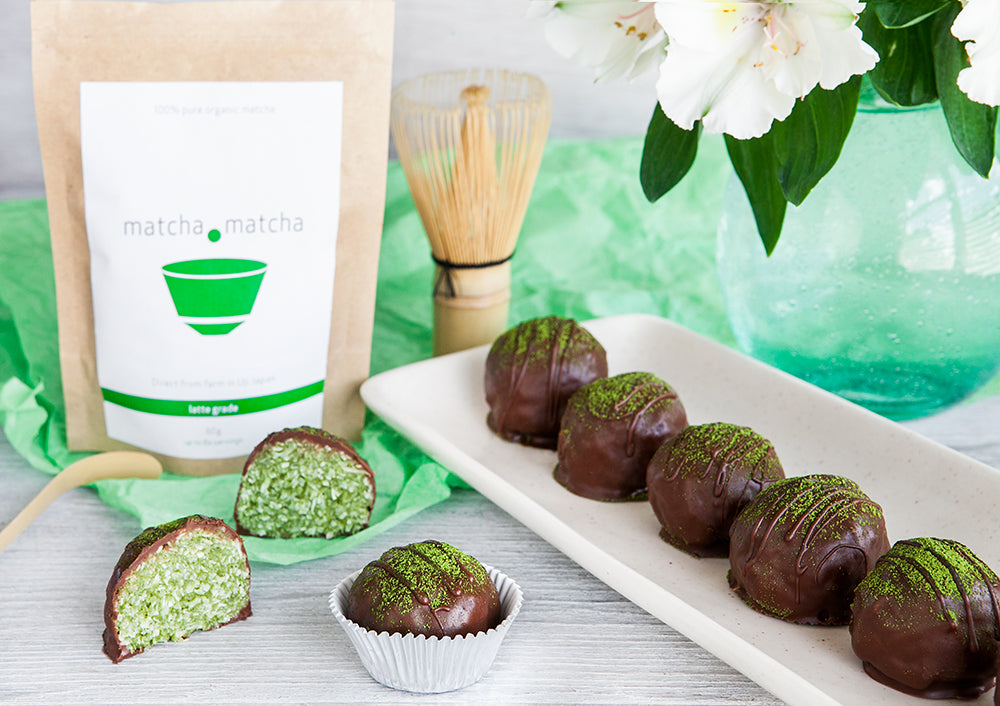 Matcha Bounty Balls (Vegan/Gluten Free)