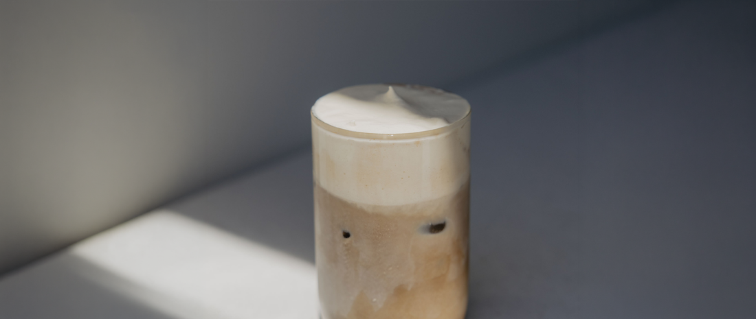 Miso Caramel Hojicha Iced Latte