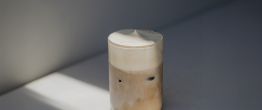 Miso Caramel Hojicha Iced Latte