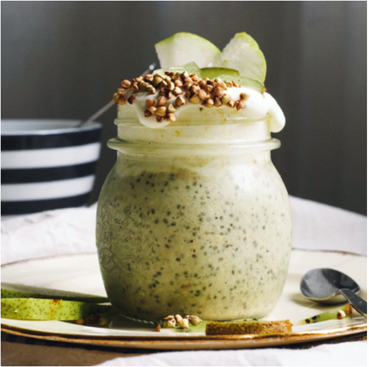 Green Tea & Ginger Overnight Oats