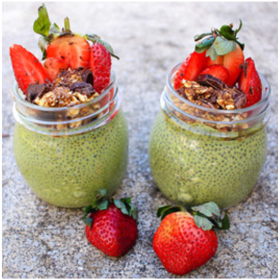 Matcha Chia Pudding