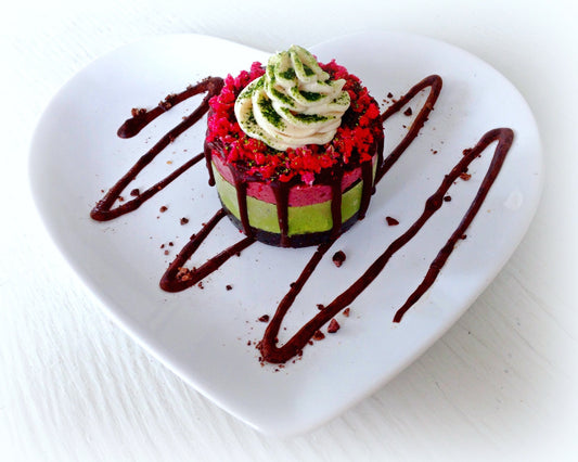 Matcha + Dragonfruit Jam Cream Cake